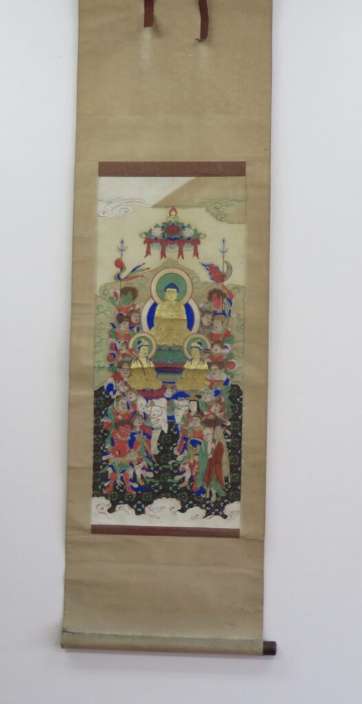 修復前の掛け軸